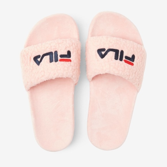 Fila Shoes - Fila Fuzzy Slide Sandals Pink Sz 11